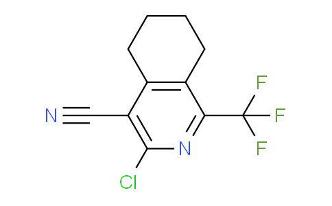 CAS No. 1279214-67-3, 3-Chloro-1-(trifluoromethyl)-5,6,7,8-tetrahydroisoquinoline-4-carbonitrile