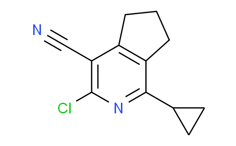 CAS No. 1774903-78-4, 3-Chloro-1-cyclopropyl-6,7-dihydro-5H-cyclopenta[c]pyridine-4-carbonitrile