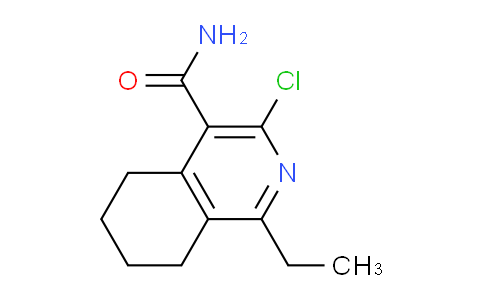 CAS No. 361534-80-7, 3-Chloro-1-ethyl-5,6,7,8-tetrahydroisoquinoline-4-carboxamide