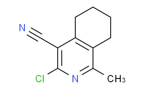 CAS No. 17012-31-6, 3-Chloro-1-methyl-5,6,7,8-tetrahydroisoquinoline-4-carbonitrile