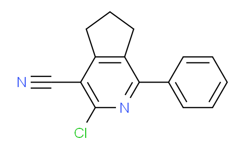 CAS No. 487024-75-9, 3-Chloro-1-phenyl-6,7-dihydro-5H-cyclopenta[c]pyridine-4-carbonitrile