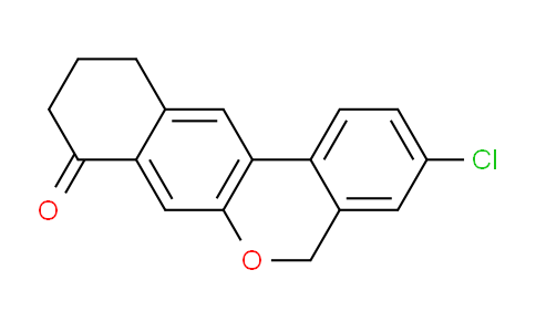 CAS No. 1378388-20-5, 3-Chloro-10,11-dihydro-5H-dibenzo[c,g]chromen-8(9H)-one