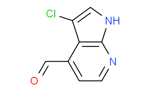 CAS No. 1159982-12-3, 3-Chloro-1H-pyrrolo[2,3-b]pyridine-4-carbaldehyde