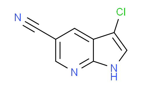 CAS No. 1190322-46-3, 3-Chloro-1H-pyrrolo[2,3-b]pyridine-5-carbonitrile