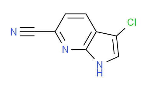 CAS No. 1190318-95-6, 3-Chloro-1H-pyrrolo[2,3-b]pyridine-6-carbonitrile