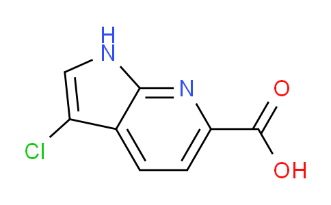 CAS No. 1386986-10-2, 3-Chloro-1H-pyrrolo[2,3-b]pyridine-6-carboxylic acid