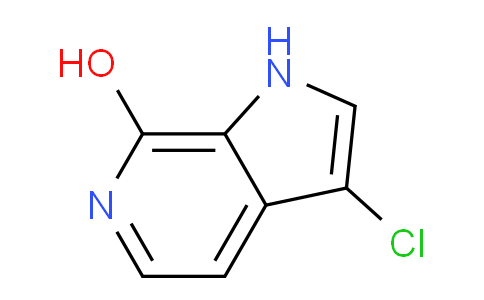 CAS No. 1190314-08-9, 3-Chloro-1H-pyrrolo[2,3-c]pyridin-7-ol