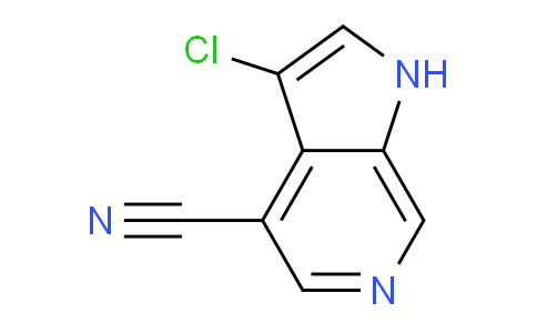 CAS No. 1190315-55-9, 3-Chloro-1H-pyrrolo[2,3-c]pyridine-4-carbonitrile
