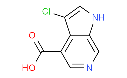 CAS No. 1190320-29-6, 3-Chloro-1H-pyrrolo[2,3-c]pyridine-4-carboxylic acid
