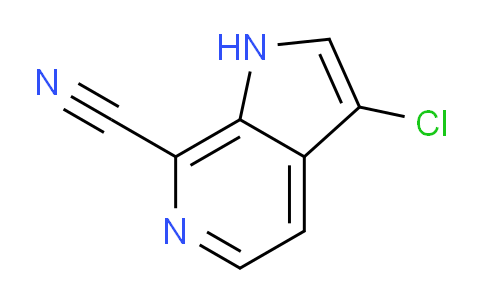 CAS No. 1190318-82-1, 3-Chloro-1H-pyrrolo[2,3-c]pyridine-7-carbonitrile