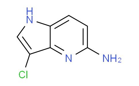 CAS No. 1190319-36-8, 3-Chloro-1H-pyrrolo[3,2-b]pyridin-5-amine