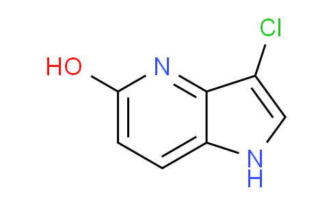 CAS No. 1190311-73-9, 3-Chloro-1H-pyrrolo[3,2-b]pyridin-5-ol