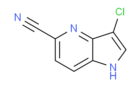 CAS No. 1190311-38-6, 3-Chloro-1H-pyrrolo[3,2-b]pyridine-5-carbonitrile