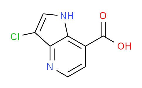 CAS No. 1190312-92-5, 3-Chloro-1H-pyrrolo[3,2-b]pyridine-7-carboxylic acid