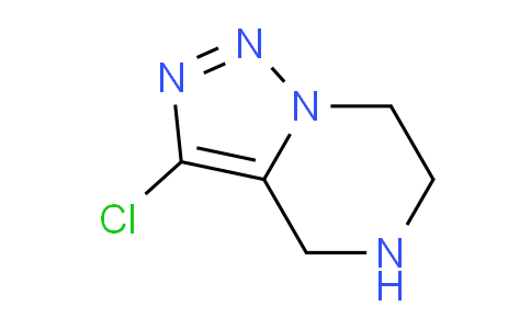 CAS No. 1575612-77-9, 3-Chloro-4,5,6,7-tetrahydro-[1,2,3]triazolo[1,5-a]pyrazine