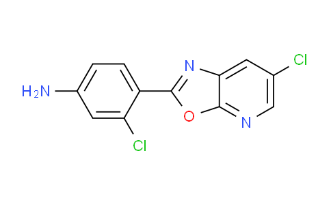 CAS No. 1354750-96-1, 3-Chloro-4-(6-chlorooxazolo[5,4-b]pyridin-2-yl)aniline