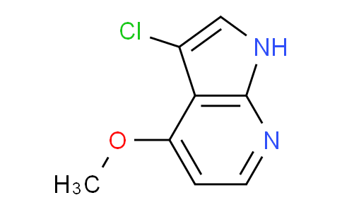 CAS No. 1190314-27-2, 3-Chloro-4-methoxy-1H-pyrrolo[2,3-b]pyridine