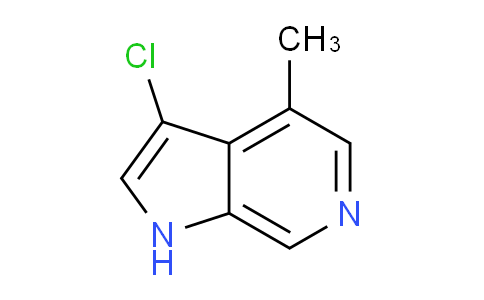 CAS No. 1190316-94-9, 3-Chloro-4-methyl-1H-pyrrolo[2,3-c]pyridine