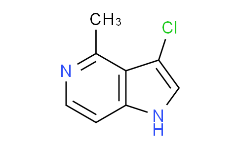 CAS No. 1190319-76-6, 3-Chloro-4-methyl-1H-pyrrolo[3,2-c]pyridine