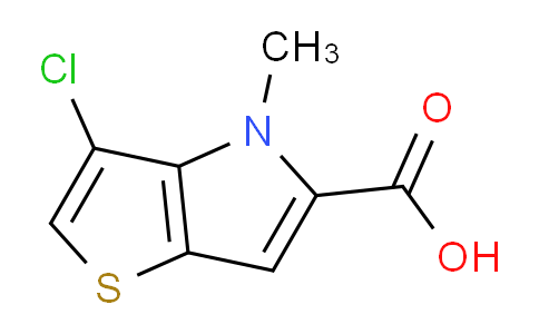 CAS No. 1361003-67-9, 3-Chloro-4-methyl-4H-thieno[3,2-b]pyrrole-5-carboxylic acid