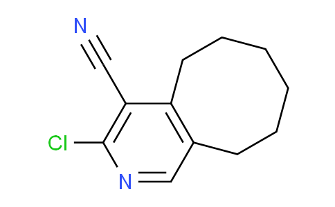 CAS No. 184648-57-5, 3-Chloro-5,6,7,8,9,10-hexahydrocycloocta[c]pyridine-4-carbonitrile
