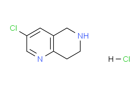 CAS No. 1260879-95-5, 3-Chloro-5,6,7,8-tetrahydro-1,6-naphthyridine hydrochloride