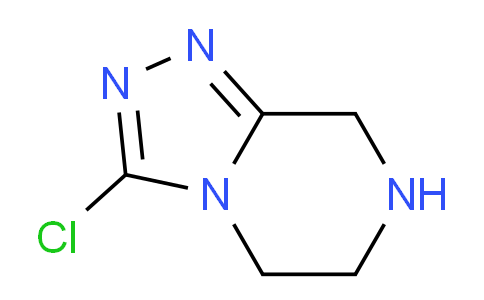 CAS No. 1060814-43-8, 3-Chloro-5,6,7,8-tetrahydro-[1,2,4]triazolo[4,3-a]pyrazine
