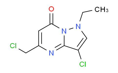 CAS No. 1018165-94-0, 3-Chloro-5-(chloromethyl)-1-ethylpyrazolo[1,5-a]pyrimidin-7(1H)-one