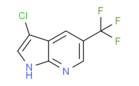 CAS No. 1289197-40-5, 3-Chloro-5-(trifluoromethyl)-1H-pyrrolo[2,3-b]pyridine