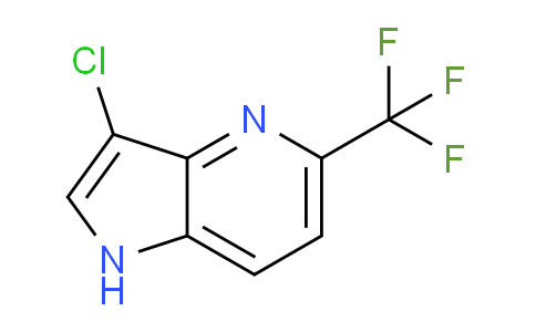 CAS No. 1190312-01-6, 3-Chloro-5-(trifluoromethyl)-1H-pyrrolo[3,2-b]pyridine