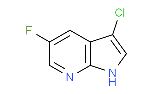 CAS No. 1190321-60-8, 3-Chloro-5-fluoro-1H-pyrrolo[2,3-b]pyridine