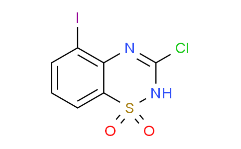 CAS No. 1437433-95-8, 3-Chloro-5-iodo-2H-benzo[e][1,2,4]thiadiazine 1,1-dioxide