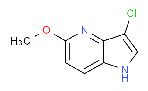 CAS No. 1190311-31-9, 3-Chloro-5-methoxy-1H-pyrrolo[3,2-b]pyridine