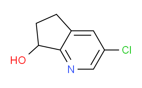 CAS No. 1357097-05-2, 3-Chloro-6,7-dihydro-5H-cyclopenta[b]pyridin-7-ol