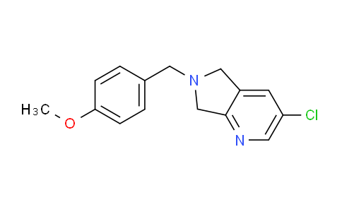 CAS No. 1356109-75-5, 3-Chloro-6-(4-methoxybenzyl)-6,7-dihydro-5H-pyrrolo[3,4-b]pyridine