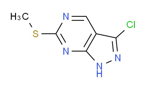 CAS No. 100859-88-9, 3-Chloro-6-(methylthio)-1H-pyrazolo[3,4-d]pyrimidine