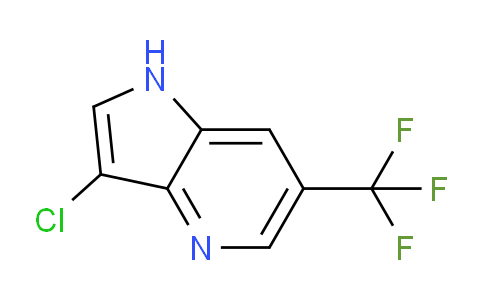 CAS No. 1190319-49-3, 3-Chloro-6-(trifluoromethyl)-1H-pyrrolo[3,2-b]pyridine