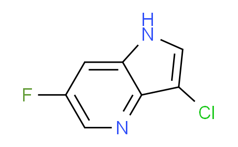 CAS No. 1190312-42-5, 3-Chloro-6-fluoro-1H-pyrrolo[3,2-b]pyridine