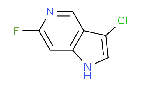 CAS No. 1190314-93-2, 3-Chloro-6-fluoro-1H-pyrrolo[3,2-c]pyridine