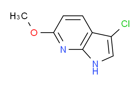 CAS No. 1190310-70-3, 3-Chloro-6-methoxy-1H-pyrrolo[2,3-b]pyridine