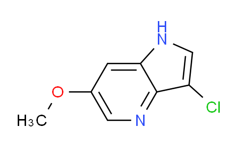 CAS No. 1190316-40-5, 3-Chloro-6-methoxy-1H-pyrrolo[3,2-b]pyridine