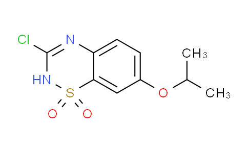 CAS No. 1437434-27-9, 3-Chloro-7-isopropoxy-2H-benzo[e][1,2,4]thiadiazine 1,1-dioxide