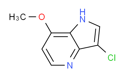 CAS No. 1190319-29-9, 3-Chloro-7-methoxy-1H-pyrrolo[3,2-b]pyridine