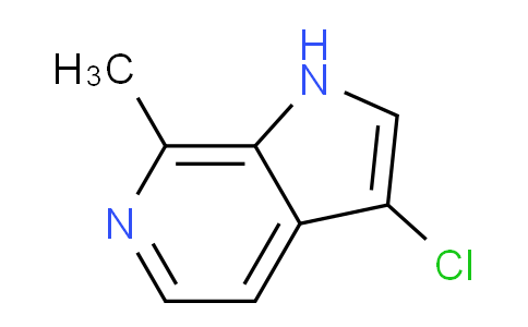 CAS No. 1190313-79-1, 3-Chloro-7-methyl-1H-pyrrolo[2,3-c]pyridine