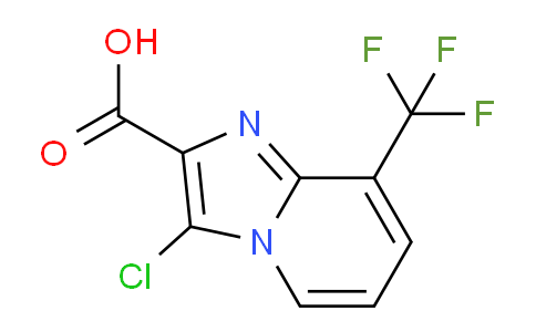 CAS No. 1237838-81-1, 3-Chloro-8-(trifluoromethyl)imidazo[1,2-a]pyridine-2-carboxylic acid