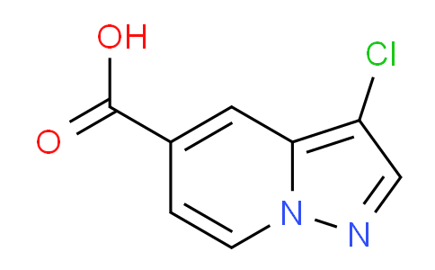 CAS No. 876379-80-5, 3-Chloropyrazolo[1,5-a]pyridine-5-carboxylic acid