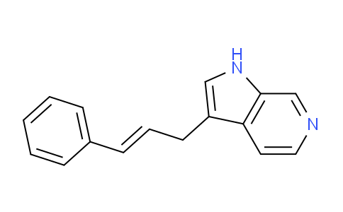 CAS No. 908847-06-3, 3-Cinnamyl-1H-pyrrolo[2,3-c]pyridine