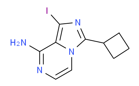CAS No. 867165-11-5, 3-Cyclobutyl-1-iodoimidazo[1,5-a]pyrazin-8-amine