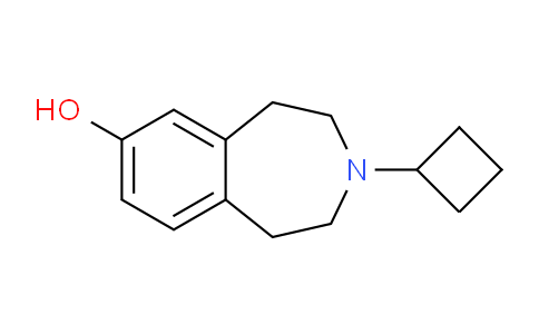 CAS No. 720689-55-4, 3-Cyclobutyl-2,3,4,5-tetrahydro-1H-benzo[d]azepin-7-ol