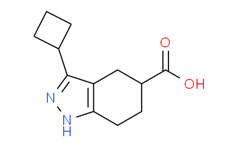 CAS No. 1427502-16-6, 3-Cyclobutyl-4,5,6,7-tetrahydro-1H-indazole-5-carboxylic acid
